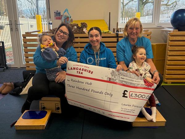 A comforting cuppa for families at the Rainbow Hub