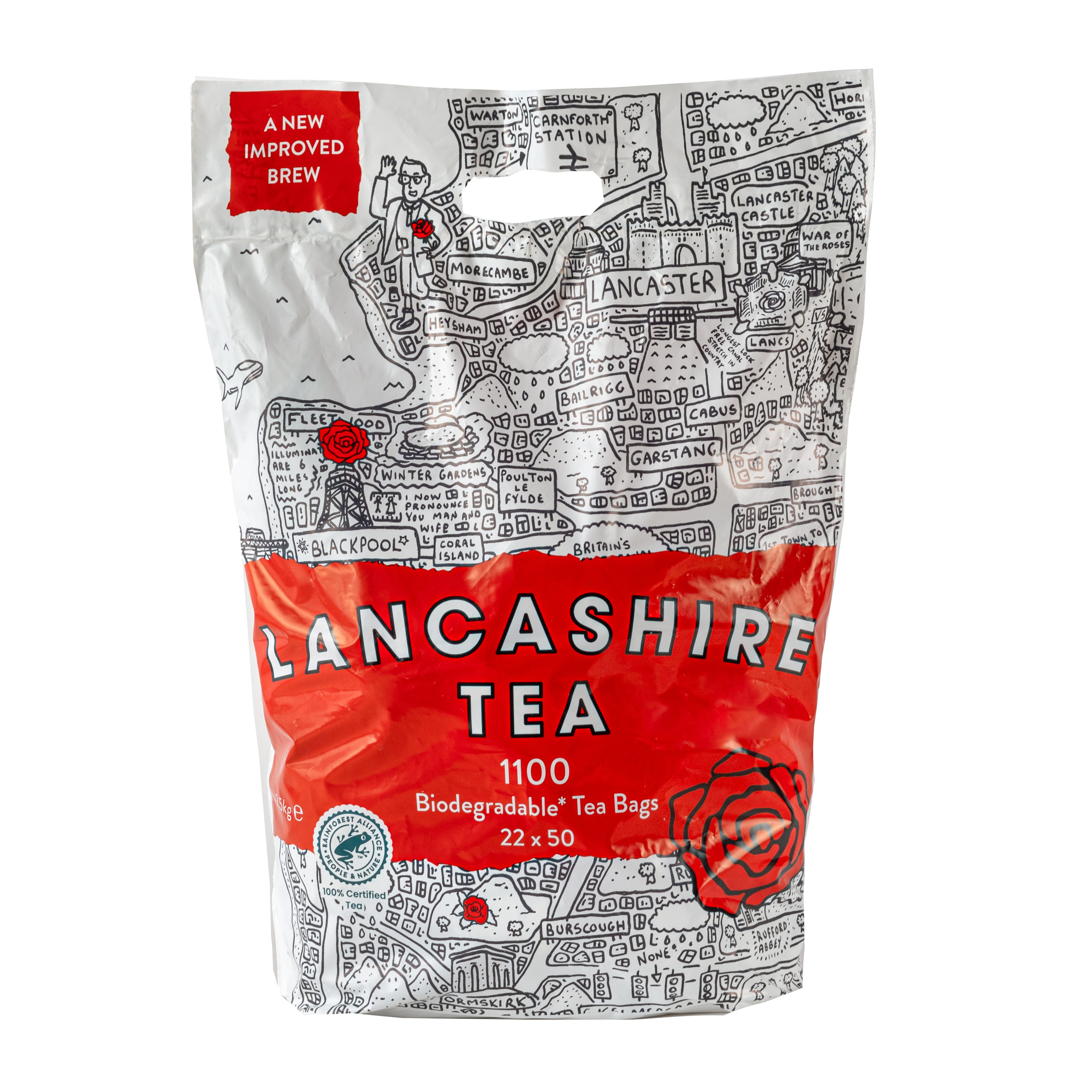 Lancashire Tea 1100 Teabags Bulk Bag